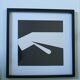 Tableau Vintage Art Optique - Victor Vasarely - Frame 40x40cm