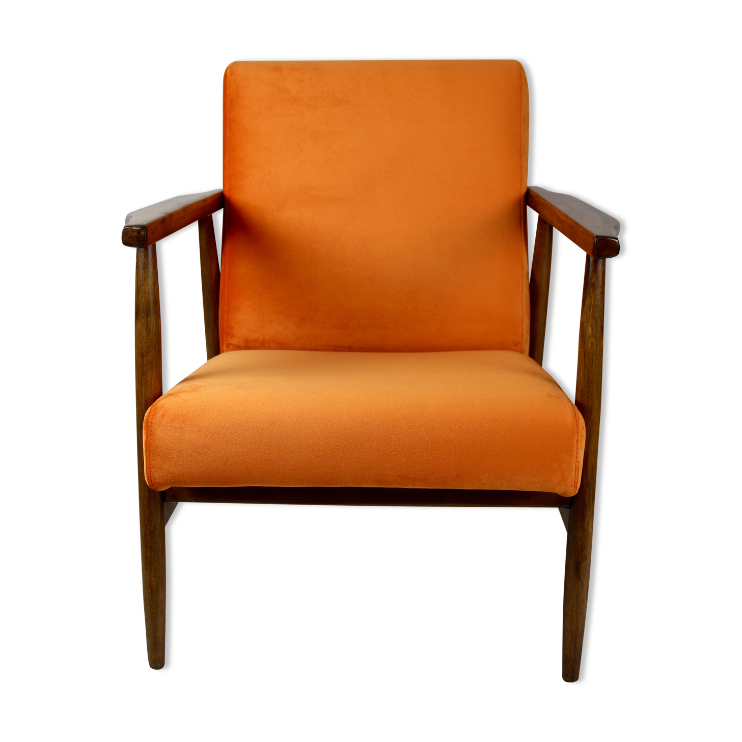 Vintage Orange Easy Chair, 1970s,