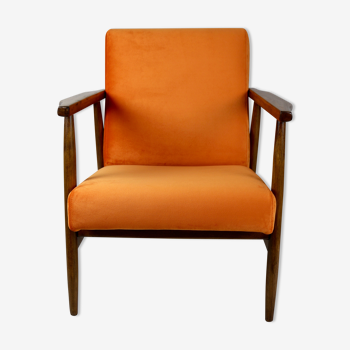 Vintage Orange Easy Chair, 1970s,