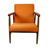 Vintage Orange Easy Chair, 1970s,