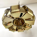 Vintage Danish brass pendant lamp
