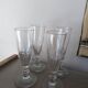 4 Baccarat champagne flutes late 19th century