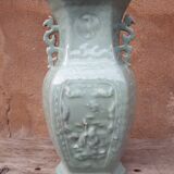 Chinese celadon vase (green porcelain), China, Daoguang period