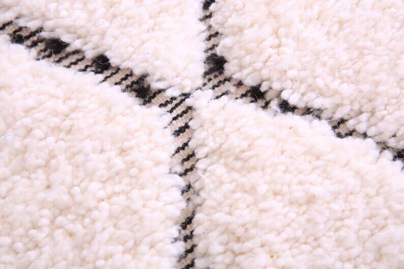Handmade Atlas Berber rug from Oued Zam, size 250 x 250 cm.