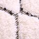 Handmade Atlas Berber rug from Oued Zam, size 250 x 250 cm.