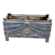 French Art Deco Cast Iron Enameled Jardiniere, 1930s