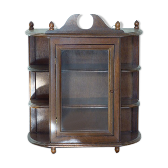 Solid wooden wall shelf