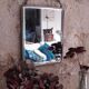 Beveled mirror 28x21cm
