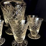 10 piece liquor service in moselle crystal