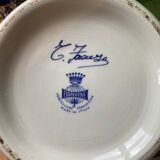 Pharmacy pot signed Florentine ceramic porcelain Italy