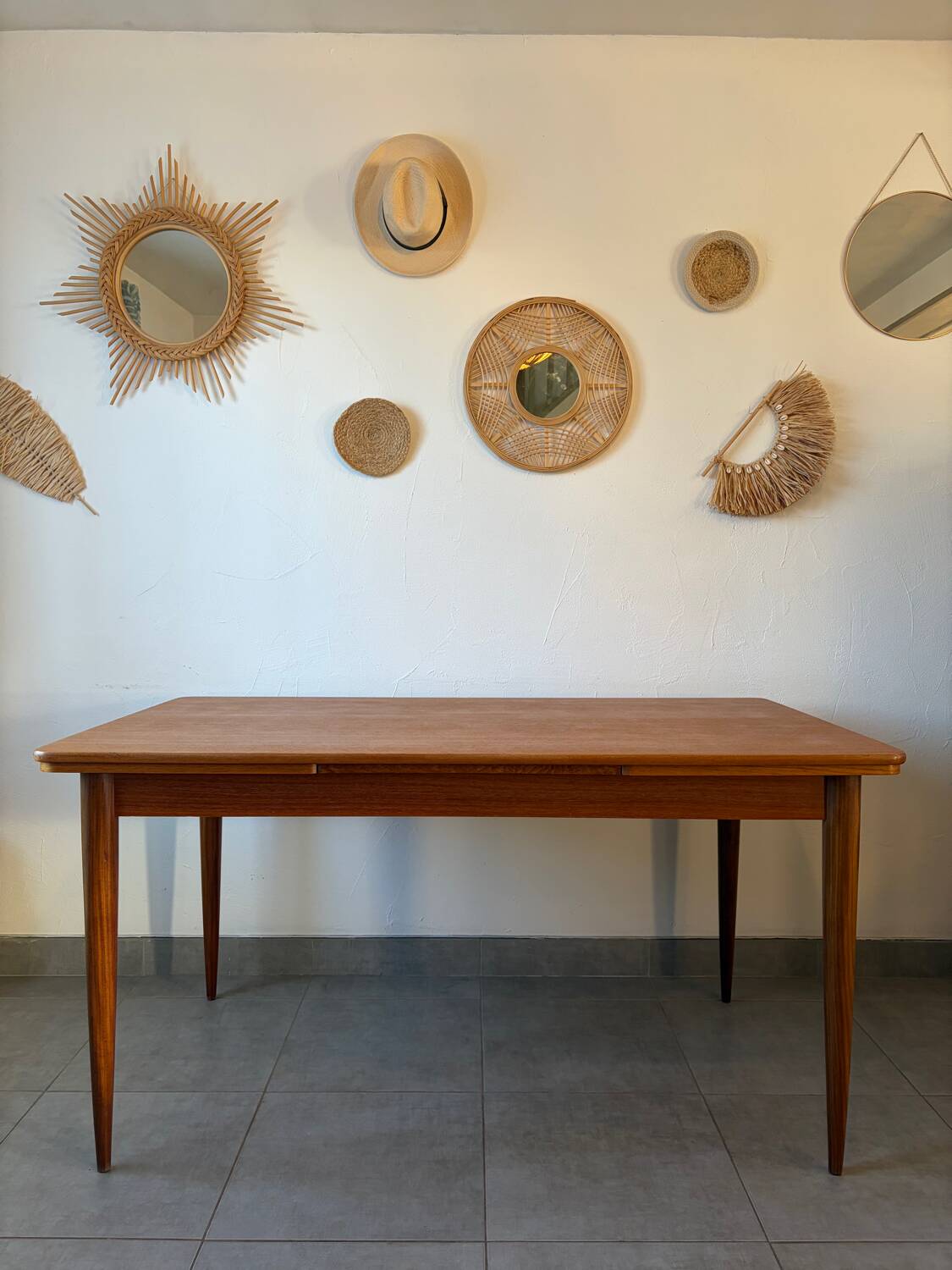 Danish table from the 1960s (very large when extended)