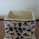 Delft earthenware plant pot circa 1900