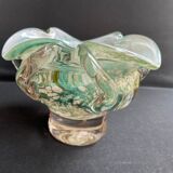 Multilayer glass bag cup with metal oxide inclusions - XXth
