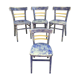 Set of 4 chairs bistro 70s vintage