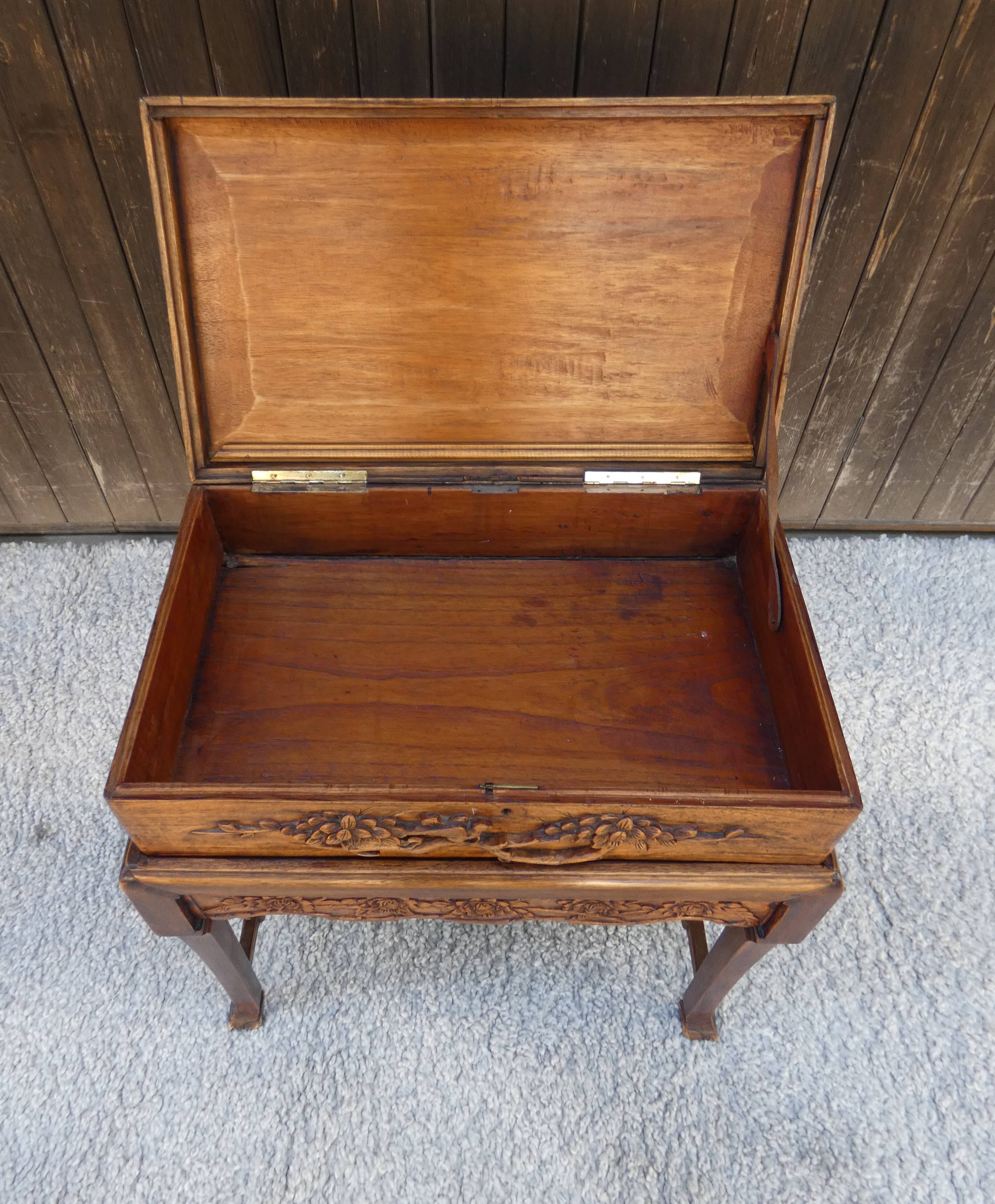 Carved chest from  Indochina 1930