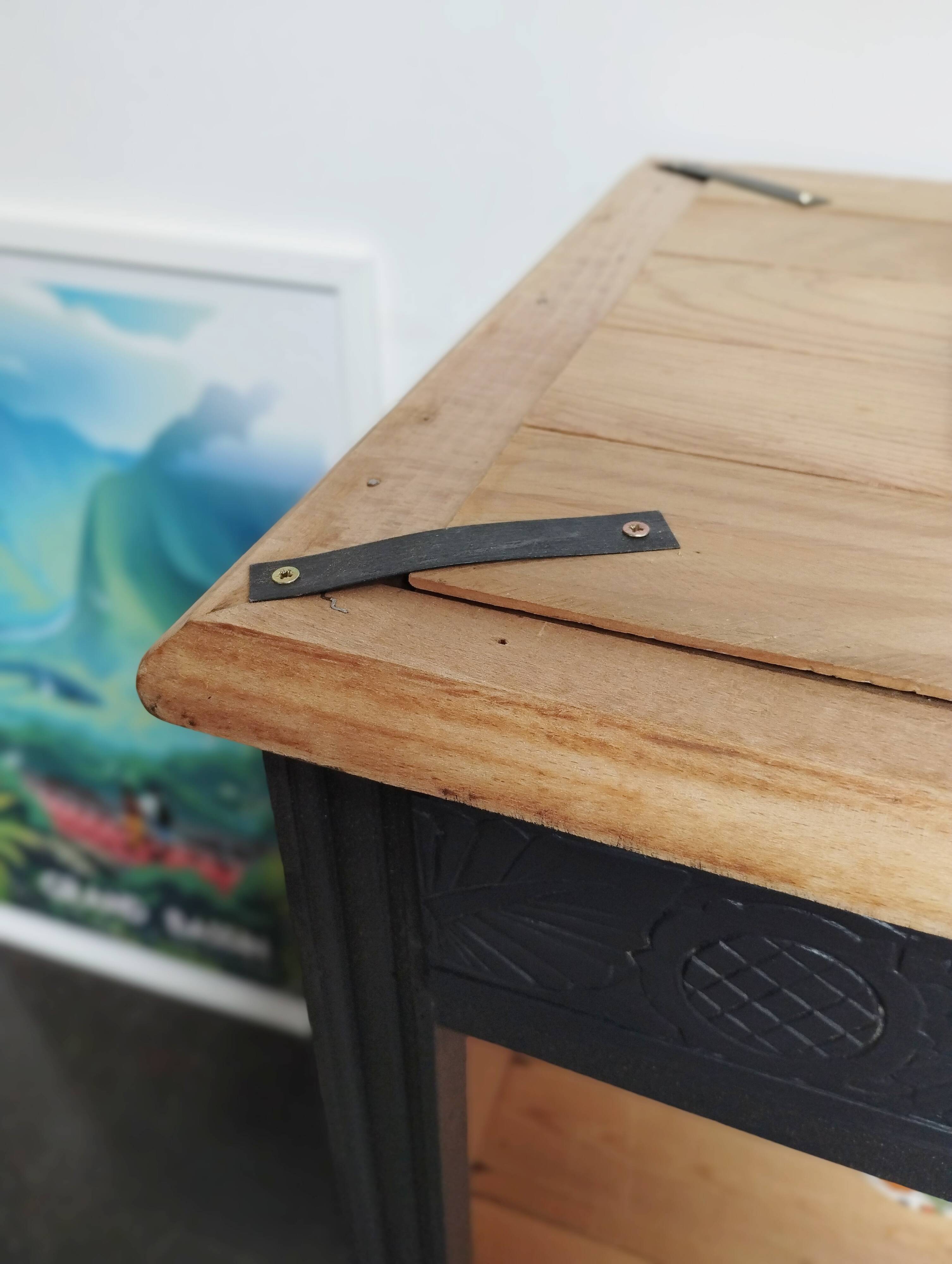 Small Vintage Buffet-Confiturier Black