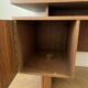 Vintage Scandinavian wooden executive desk