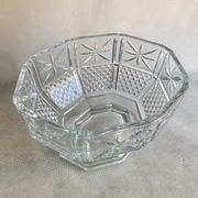 Plat de fruits en verre, années 1960