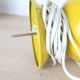 Abo Randers Danmark yellow metal spot lamp, ball, to lay or wall sconce