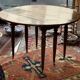 Dining room round table, 2 flaps, 6 feet