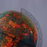 Illuminated plastic globe, Czechoslovakia 1960s