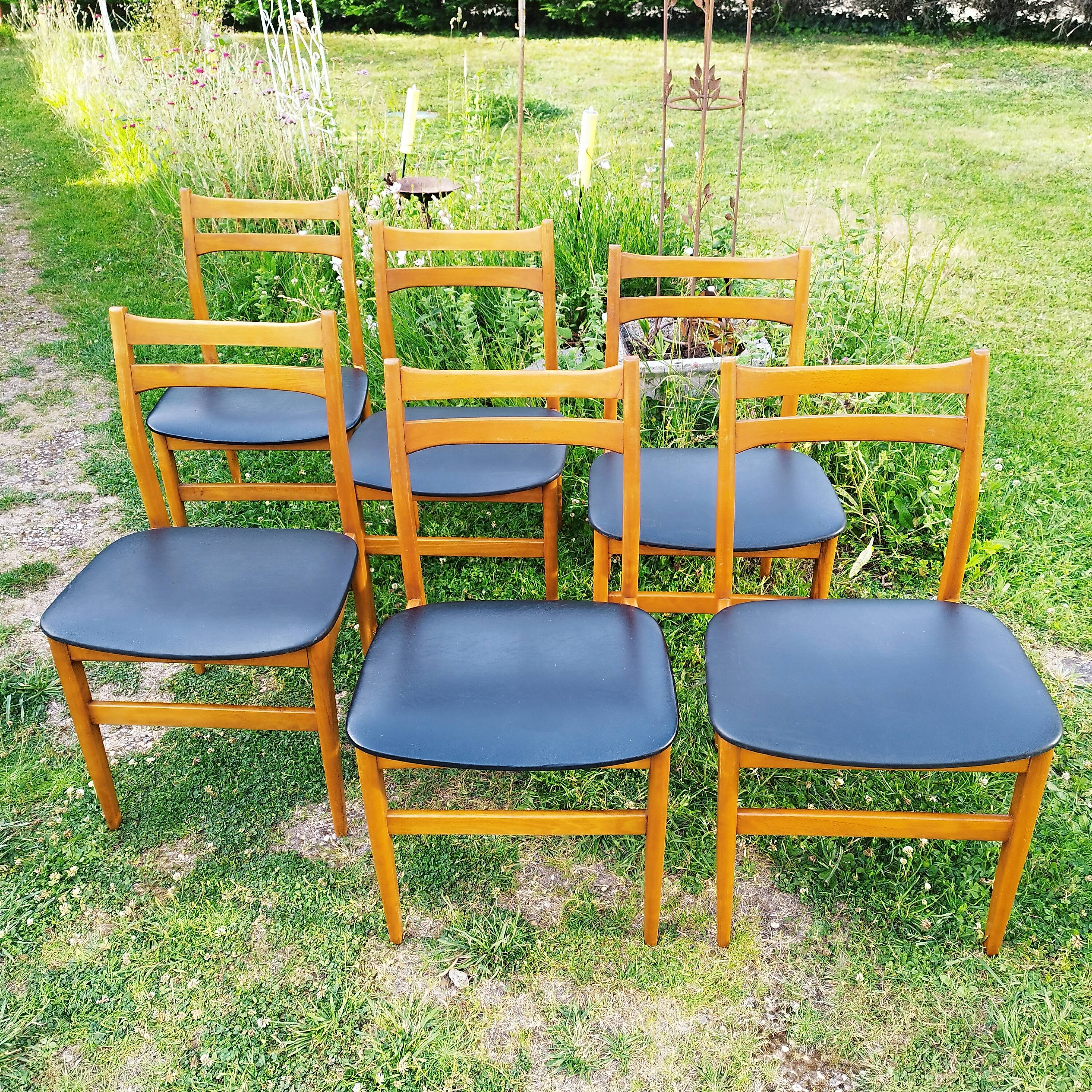 Chaises scandinaves vintage