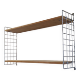 String shelf in metal and wood - mid 20th century.