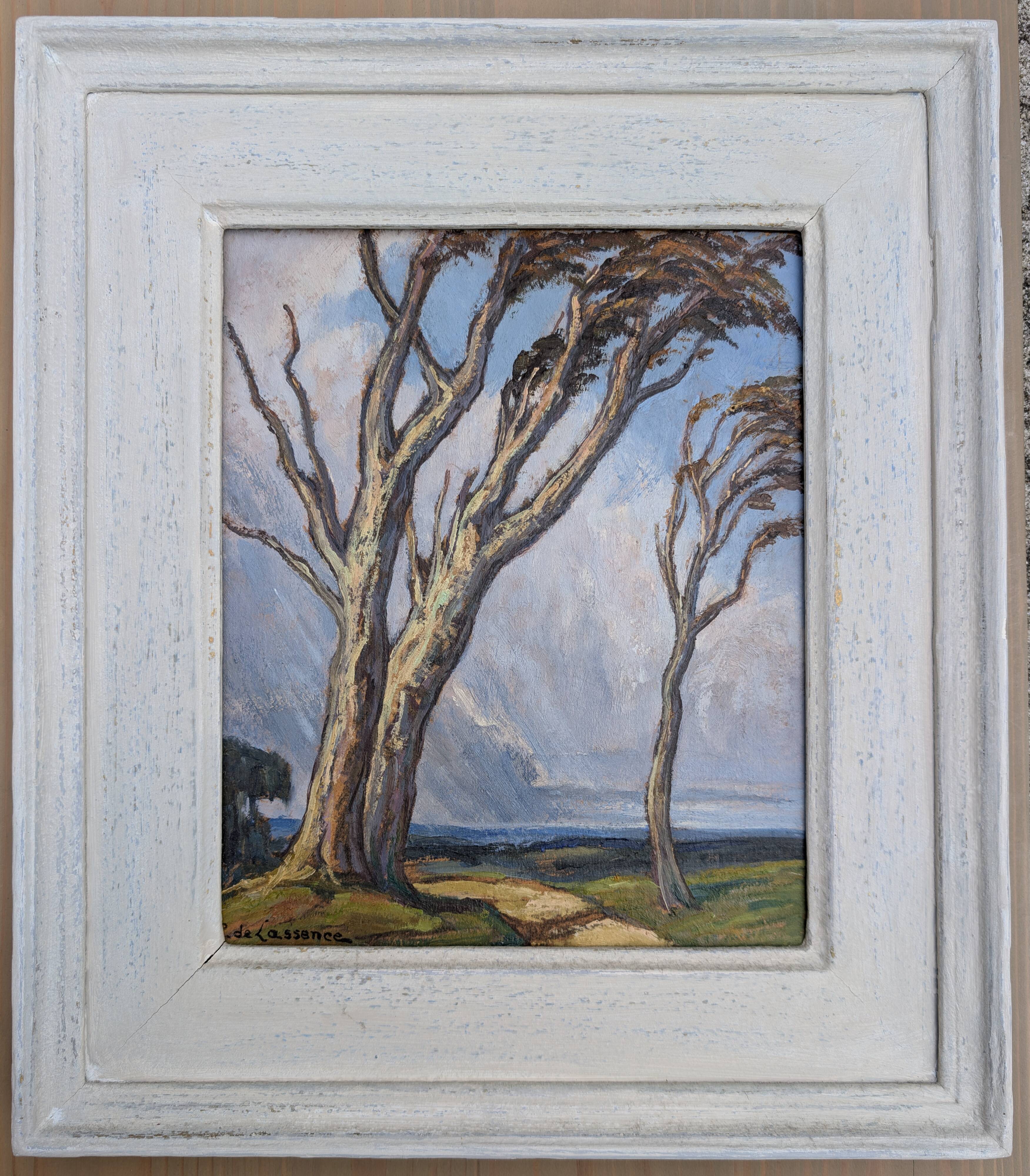 Huile sur panneau Paul de Lassence
