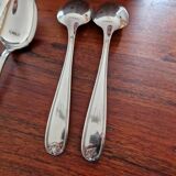 Christofle - Set of 11 Marot table spoons in silver-plated metal