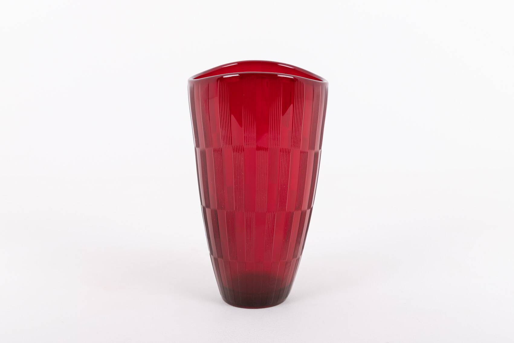 Vase « Randi » de Lennart Andersson pour Gullaskruf, Suède années 1950