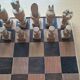 Jeu d'échec fait main