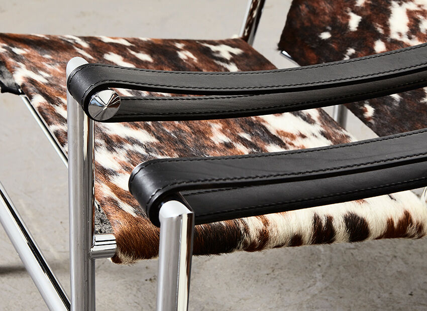 Le Corbusier Pair of LC1 Easy Chairs for Cassina 1990