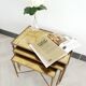 Table gigogne en  laiton