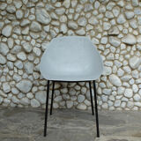 Pierre Guariche grey shell chair for Meurop 1950s-60s