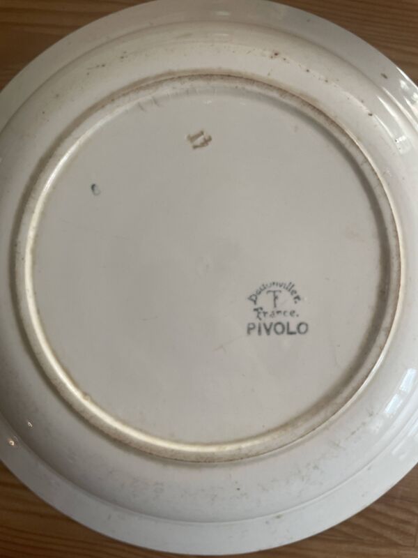 Lot d’assiettes Badonviller modèle Pivoli