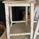 Old wooden painter's stools