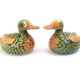 Vintage kitsh duck salt shaker and pepper shaker