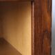 Low cabinet with compass feet, vintage oak