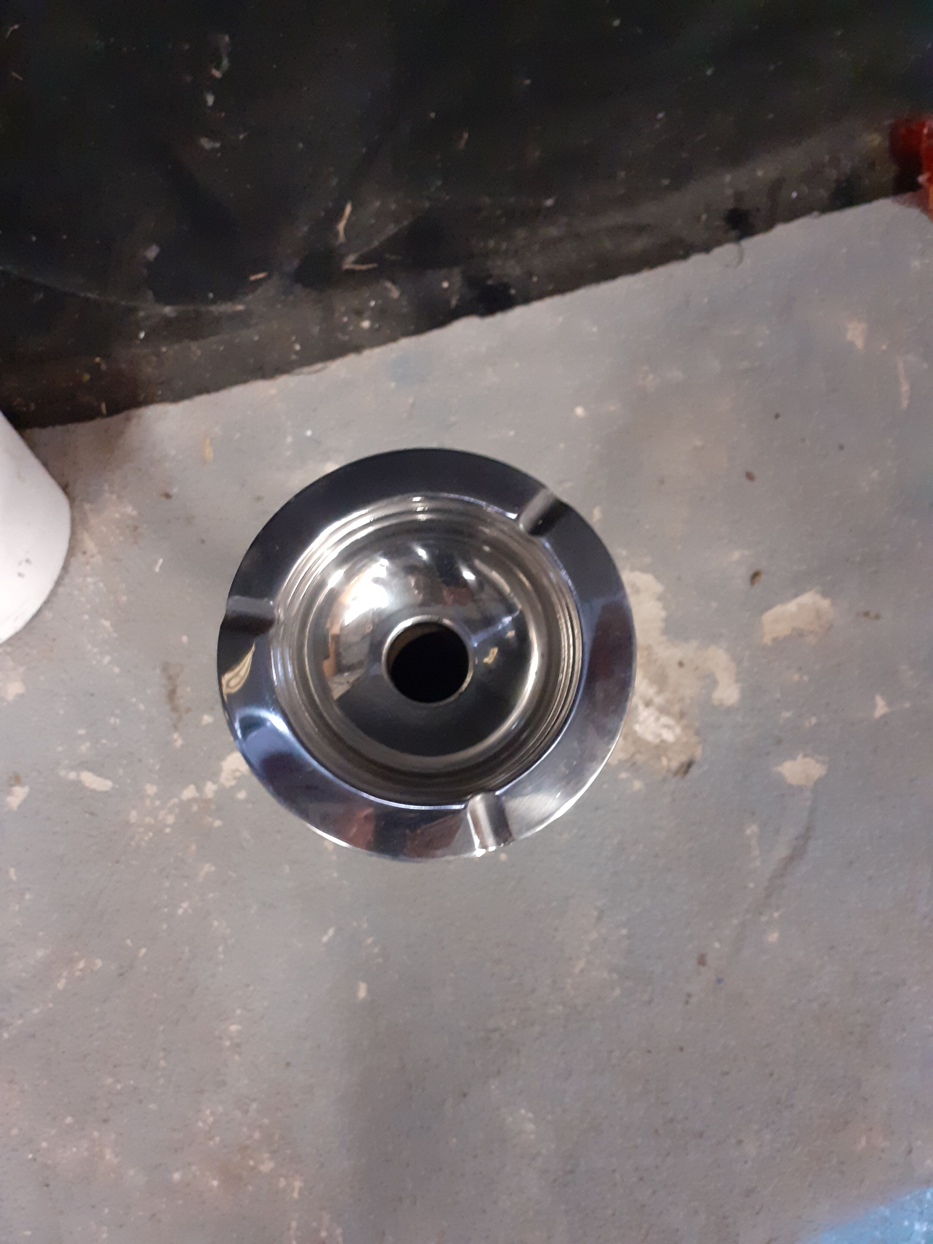 Vintage standing ashtray