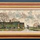 Huile sur toile scandinave – « Campagne » par Holmult