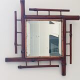 Old rattan mirror 37/37