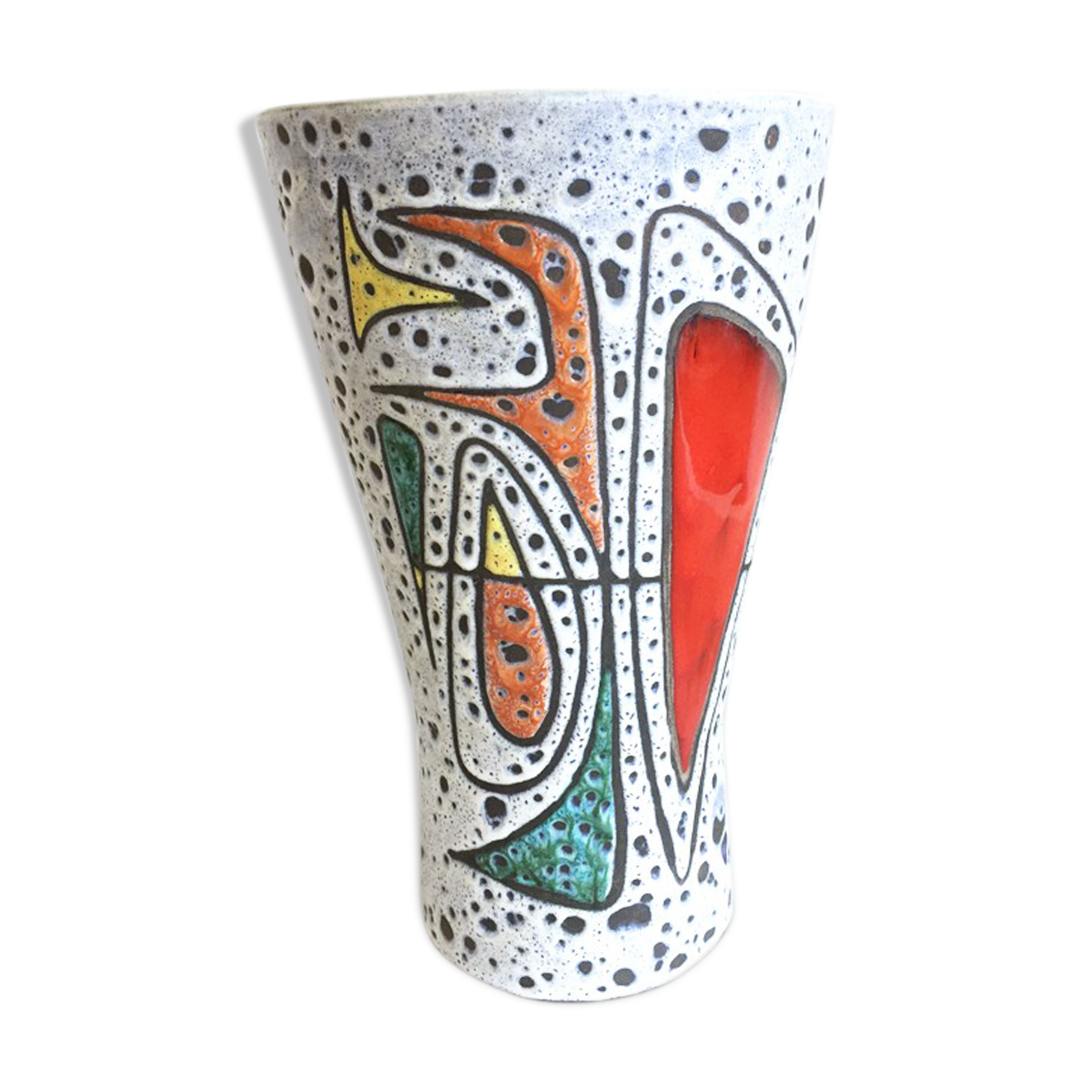 Vallauris ceramic vase, 1970