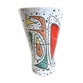 Vallauris ceramic vase, 1970