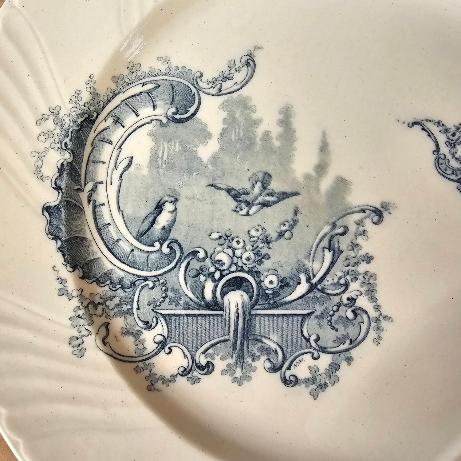 Lunéville “Rocailles” flat plates