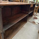 Large corner bar counter from the late 19th century.