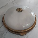 Holophane glass ceiling light from Maison Petitot
