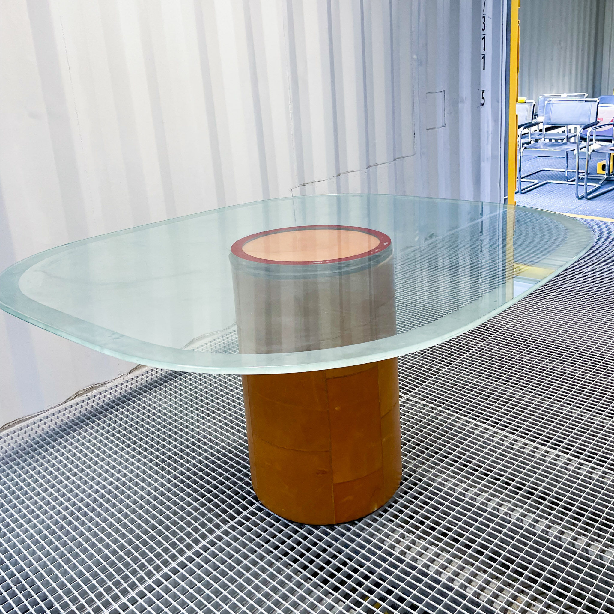 Tobia & Afra Scarpa - glass dining table "Tobia Alto"