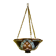 French art nouveau majolica hanging flower pot, early 20th century