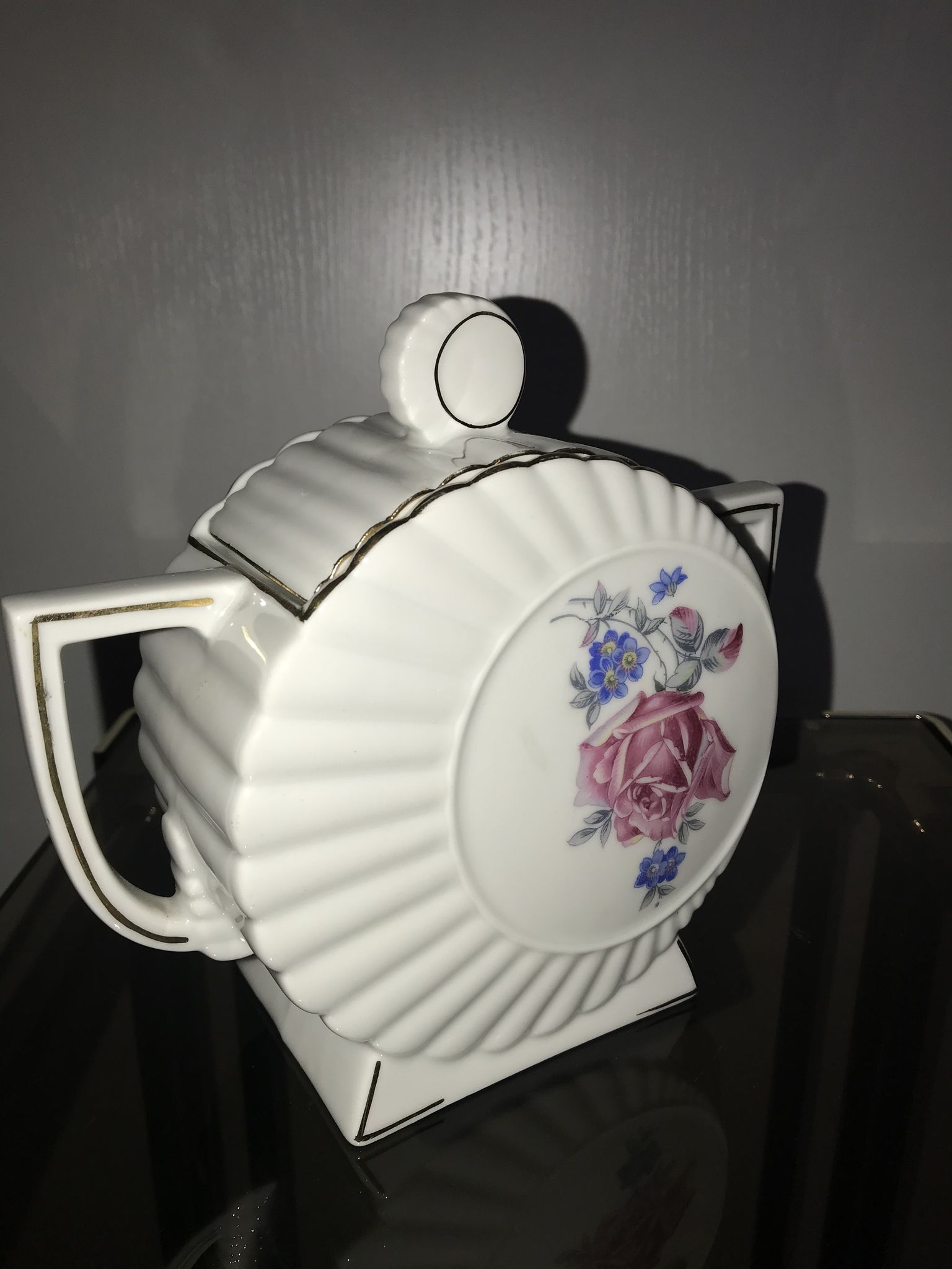 Duo cafetière et sucrier en porcelaine Made in Slovakia