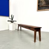 1950s pine farmhouse bench